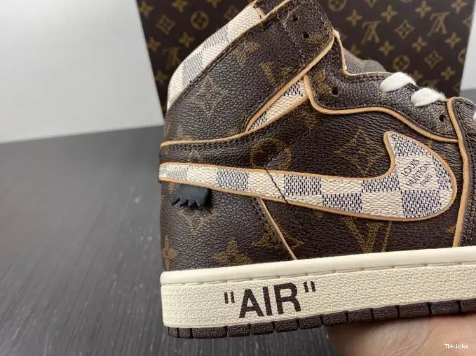 Reps TBK Jordan Air 1 OFF-WHITE LV x 0501